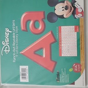 Disney pu Chouteau reusable letters